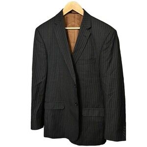 Joseph Jos A Bank Slim Fit 42R Wool Dark Gray Double Vented Blazer Sport Jacket